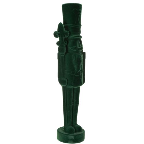 Casse-Noisette en figurine, debout, décoration de Noël, floquée, 77 cm