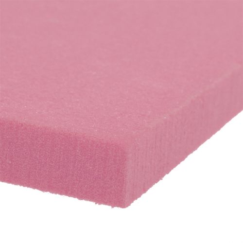 Floristik24 Panneaux design en mousse florale plug-in taille vieux rose 34,5 cm × 34,5 cm 3pcs