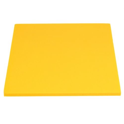 Panneaux design en mousse florale, jaune 34,5 cm × 34,5 cm, 3 pièces