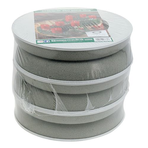 Article Couronne en mousse florale, anneau H3,5 cm Ø25 cm, 6 pièces