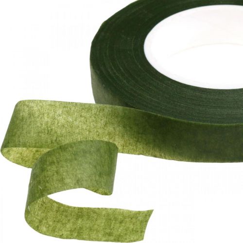 Article OASIS® Flower Tape, ruban floral autocollant, vert mousse L13mm L27,5cm 2 pièces