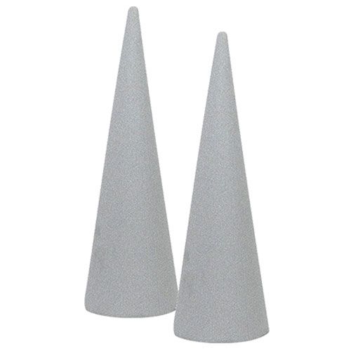 Article Cône de mousse florale masse florale sèche H50cm 2 pcs