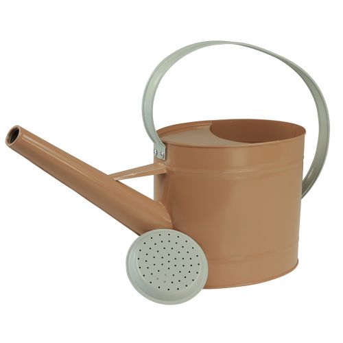 Article Arrosoir décoratif marron clair cache-pot métal 52,5×15×30cm