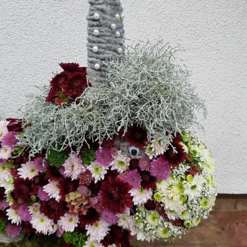Article Licorne en mousse florale 68cm x 60cm
