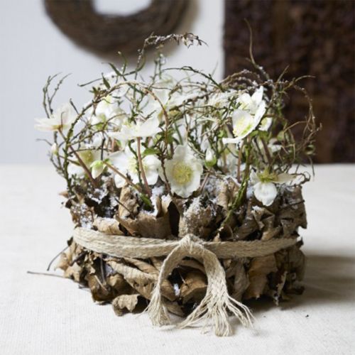 Cylindre mousse floral noir noir Ø15cm H5cm 2pcs
