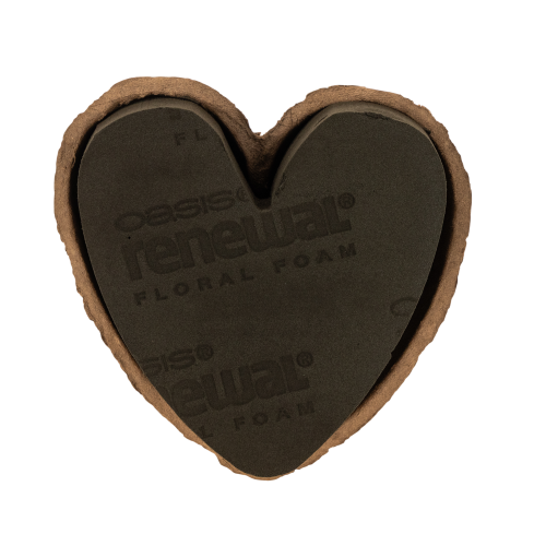 Cœur en mousse florale OASIS® Renewal® Biolit® 18 cm (2 pièces) acheter | Floristik24.be