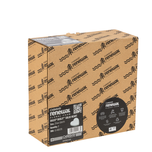 Mousse florale en forme de