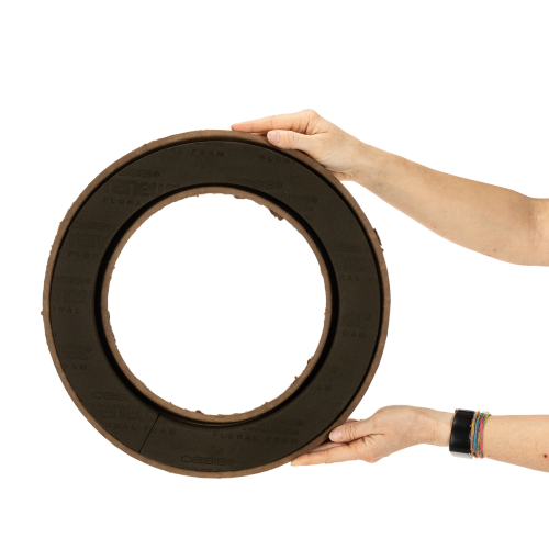 Anneau en mousse florale OASIS® Renewal® Biolit® 40 cm (2 pièces) | Floristik24.be