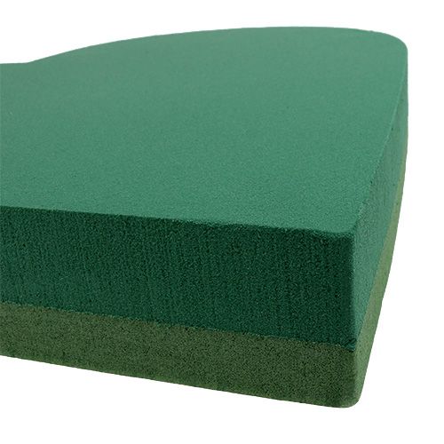 Article Matériau enfichable coeur en mousse florale vert 53cm 2 pièces décoration de mariage