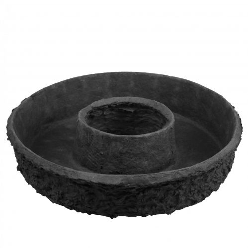 Article Oasis Black Biolit Plant Ring Bol à plantes noir Ø35cm