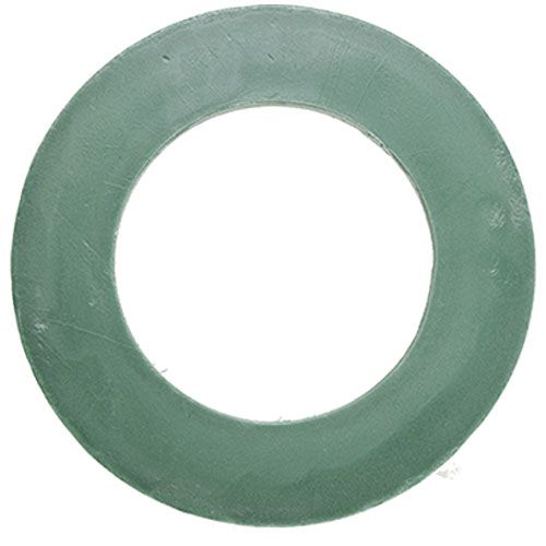 Article Anneau mousse floral couronne verte masse enfichable Ø42cm 2 pcs