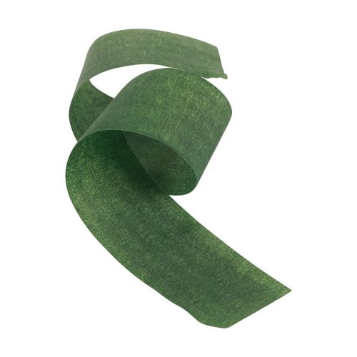 Floristik24 Ruban Floral Ruban de Fleur Ruban d'Enveloppement Vert 25mm 6 pcs