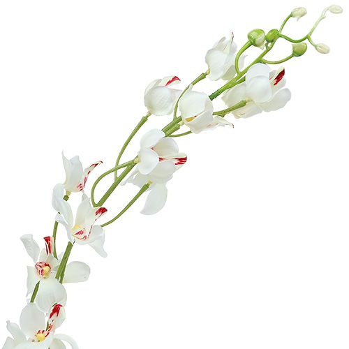 Article Orchidée Mokara en blanc 92cm 3P