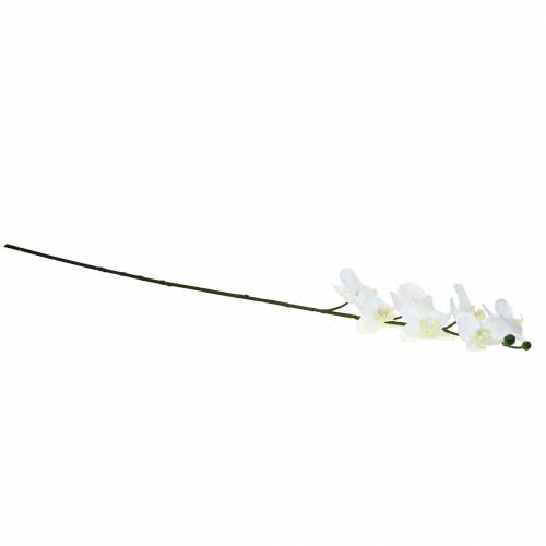 Article Orchidée artificielle fleur artificielle blanche Ø6,5-8cm 77cm