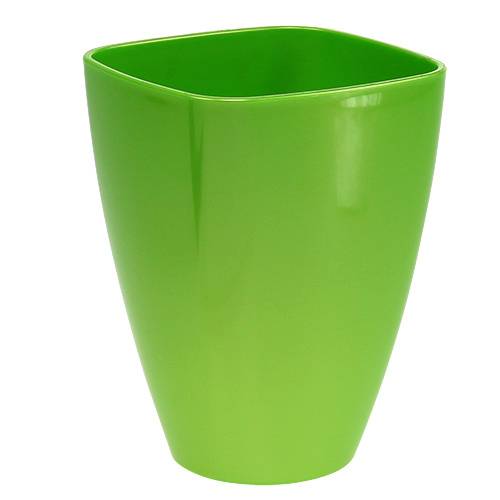 Floristik24 Pot à orchidées brillant Ø12,5cm citron vert, 1pièce