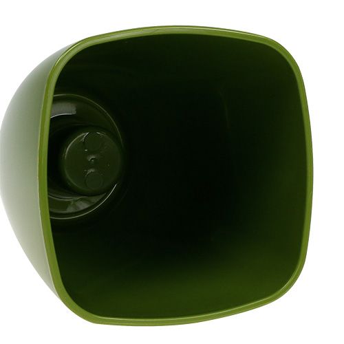 Article Pot à orchidées brillant Ø12,5cm vert olive 1 pièce