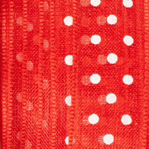 Article Ruban à pois pour emballage cadeau polyvalent en toutes saisons, 1,5 cm de large, 20 m de long