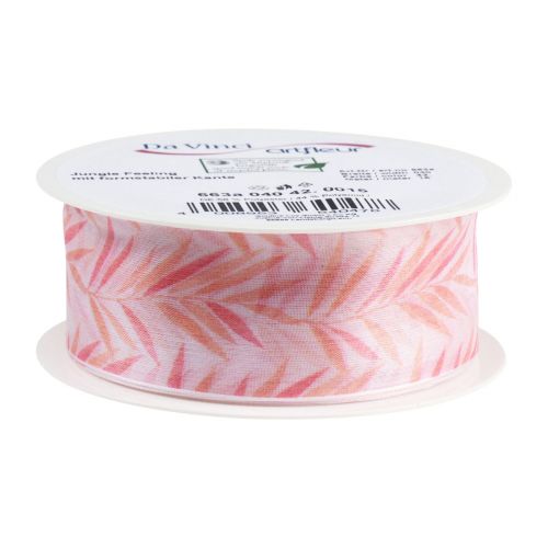 Article Ruban organza ruban mousseline jungle orange 40mm 15m