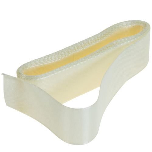 Ruban déco ruban cadeau crème ruban selvedge 25mm 3m