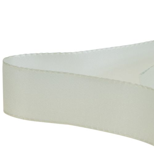 Ruban déco ruban cadeau crème ruban selvedge 25mm 3m