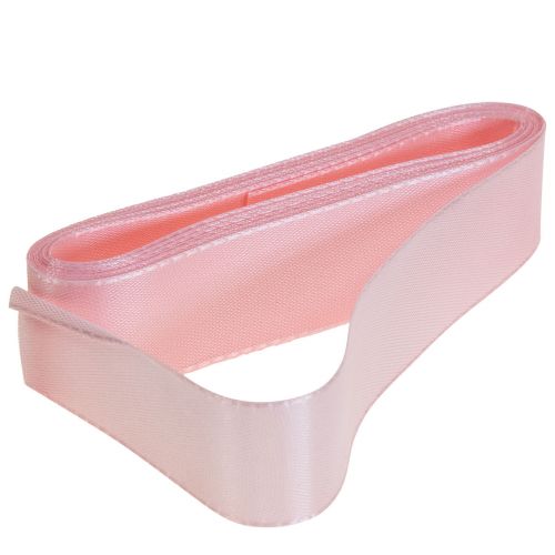Floristik24 Ruban déco ruban cadeau ruban rose lisière 25mm 3m