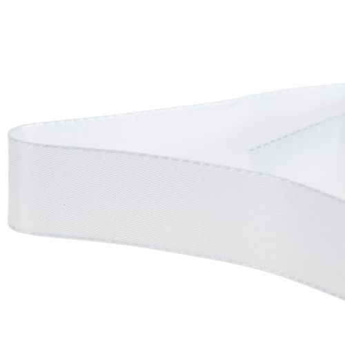 Article Ruban déco ruban cadeau ruban blanc lisière 25mm 3m