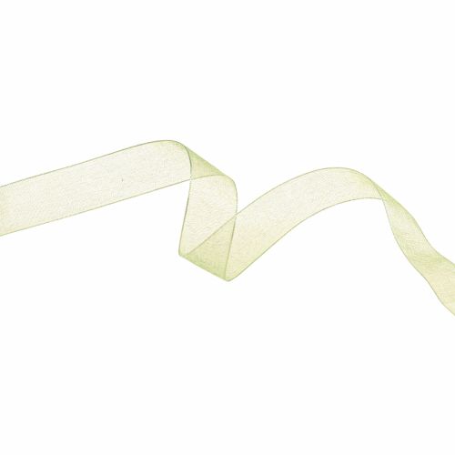 Article Ruban organza vert ruban cadeau lisière vert citron 40mm 50m