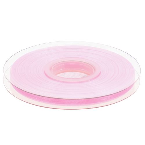 Article Ruban organza ruban cadeau ruban rose lisière 6mm 50m
