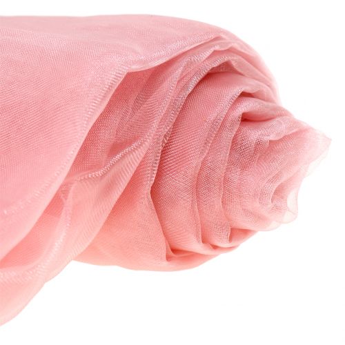 Floristik24 Tissu d'ameublement Organza rose antique 150cm x 300cm