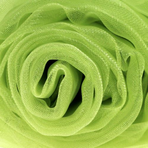 Floristik24 Tissu de décoration organza vert 150cm x 300cm