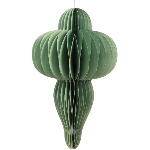 Article Décorations de Noël en papier ornement menthe H40cm 2 pcs
