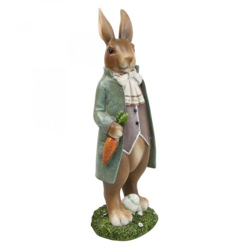 Floristik24 Décorations de Pâques déco lapins Figurine lapin de Pâques paire de lapins H34cm 2pcs