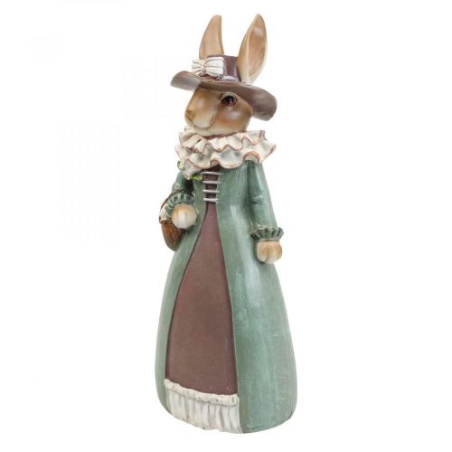 Floristik24 Décorations de Pâques déco lapins Figurine lapin de Pâques paire de lapins H34cm 2pcs