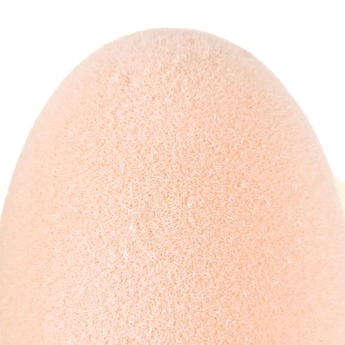 Article Oeufs de Pâques Floqués en Pêche Brun Blanc H6cm 24pcs