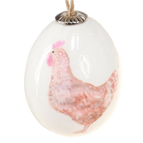 Floristik24 Oeufs de Pâques en plastique avec poulet vert marron 3,5-5,5 cm 24 pcs