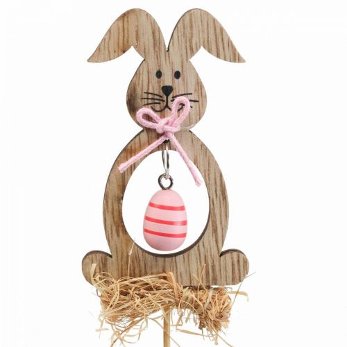 Article Bois de lapin de Pâques, bouchons de fleurs Pâques, bouchons de lapin 8,5 cm 12pcs