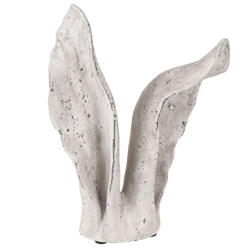 Floristik24 Décoration Lapin de Pâques Oreilles de Lapin Gris/Blanc Shabby Chic H29cm