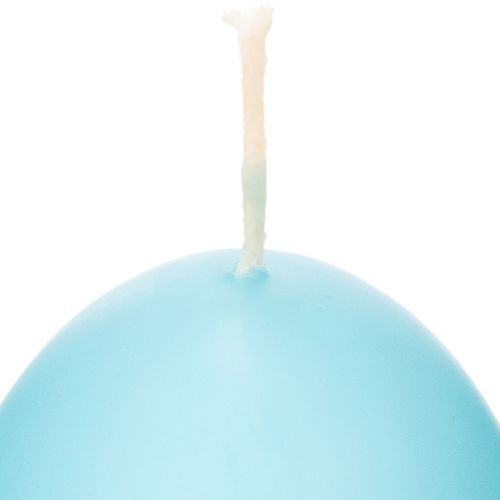 Article Bougie œuf de Pâques - Idée de décoration festive pour une joyeuse célébration de Pâques - 9 cm - 20 cm de hauteur - Lot de 6