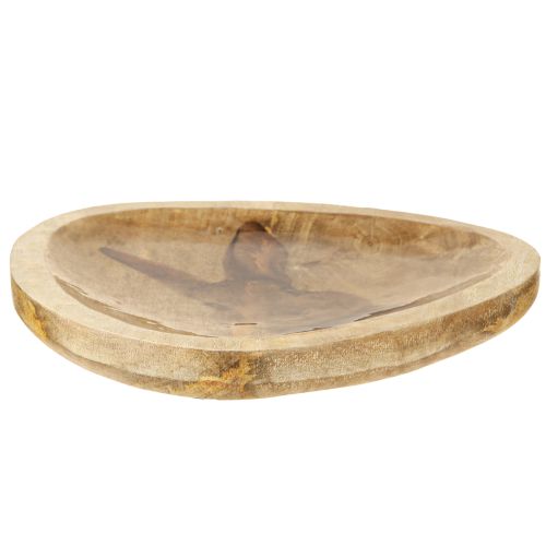 Article Assiette de Pâques Assiette décorative en bois Lapin 25×26cm