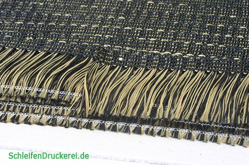 Floristik24 Frange or-noir autocollant 25m