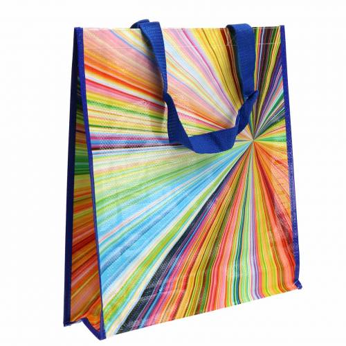 Floristik24 Sac shopping avec anses Mikado plastique 37×10×40cm