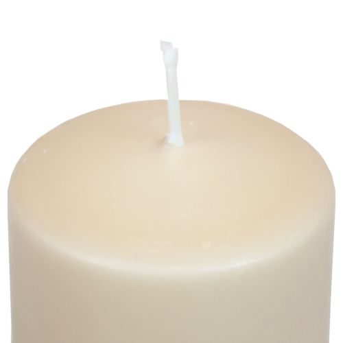 Article Bougie pilier PURE Bougies Wenzel beiges 90/60mm