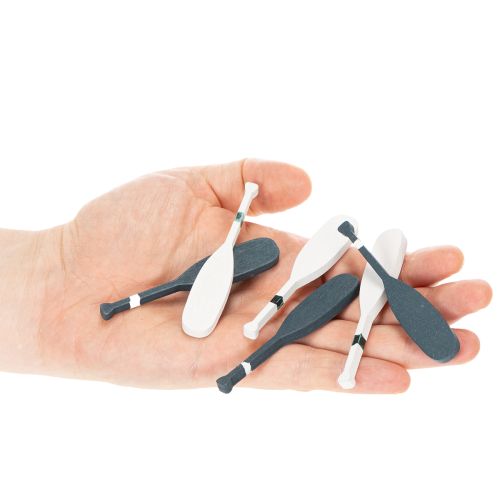 Décoration miniature de pagaie pour décor nautique, 8 cm, 18 pièces | Floristik24.be