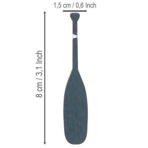 Décoration miniature de pagaie pour décor nautique, 8 cm, 18 pièces | Floristik24.be