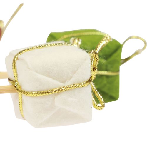 Article Bouchon de fleur Noël Paquet de Noël 2,5 cm 15 pcs