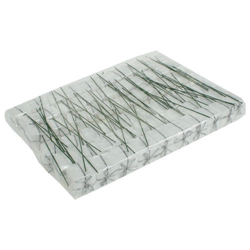 Floristik24 Bouchon de colis déco blanc 2.5cm 60pcs