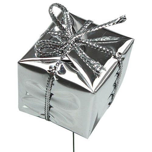 Paquet sur fil argent 2.5cm 60pcs | Floristik24.be