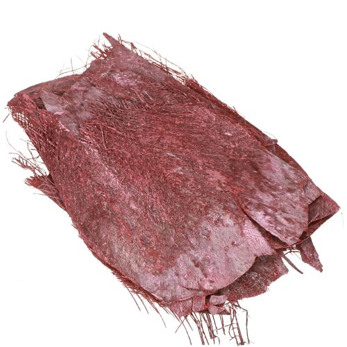 Article Fibre de palmier pour l&#39;artisanat Bordeaux blanchi 20-40cm 250g