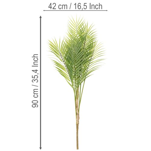 Branche de palmier artificielle, plante artificielle pour compositions florales, 90 cm | Floristik24.be