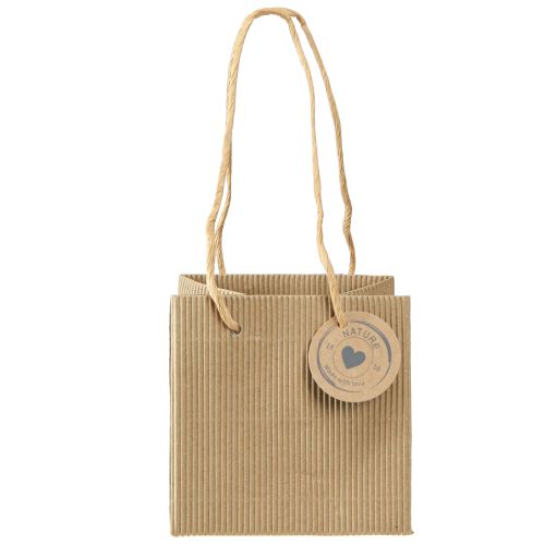 Article Pot de fleurs en papier sac à plantes feuille naturelle 10,5 cm 10 pièces